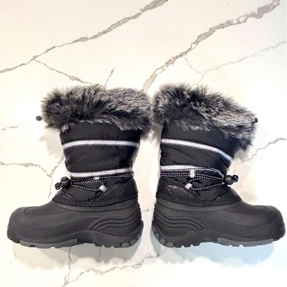 NEW Kamik | NWT Snow Gypsy Youth Girls Snow Boots Faux Fur Sz 10 - Picture 6 of 9